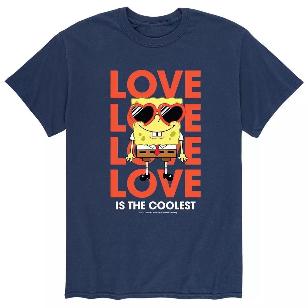 Men's SpongeBob Love Is The Coolest Tee,  Product Image