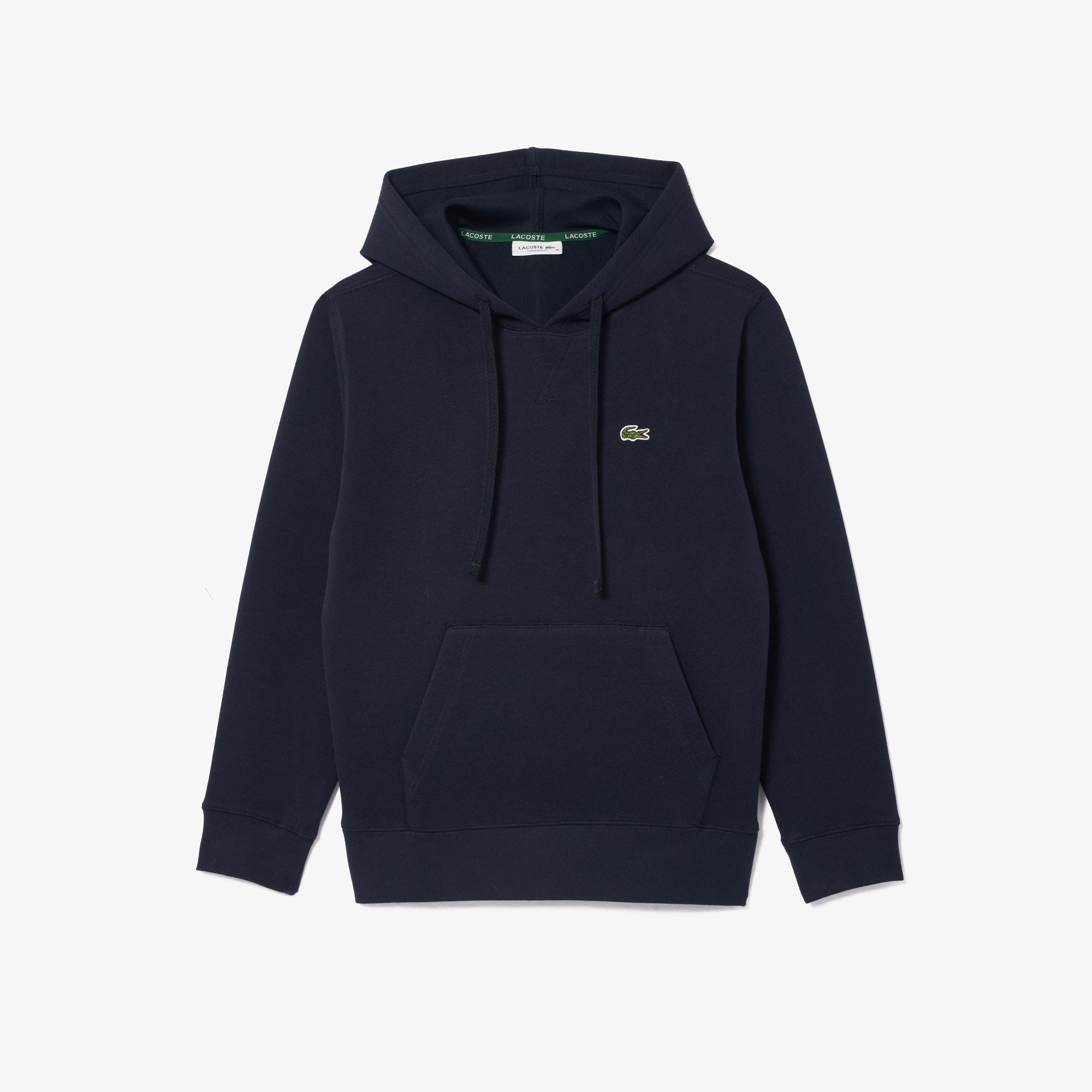 Women's Relaxed Fit Piqué Hoodie Product Image