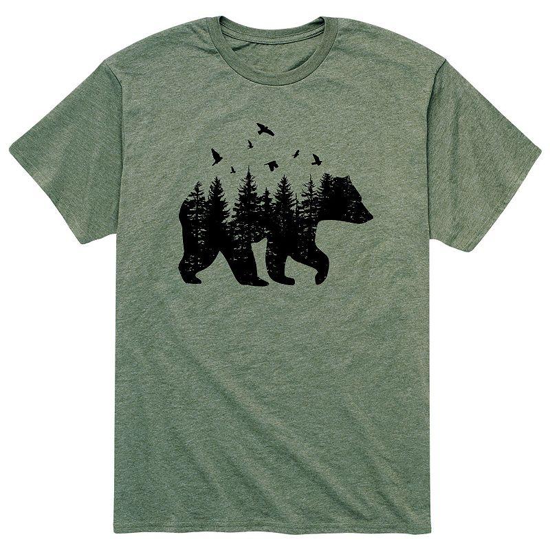 Men's Forest Bear Silhouette Tee,  Product Image