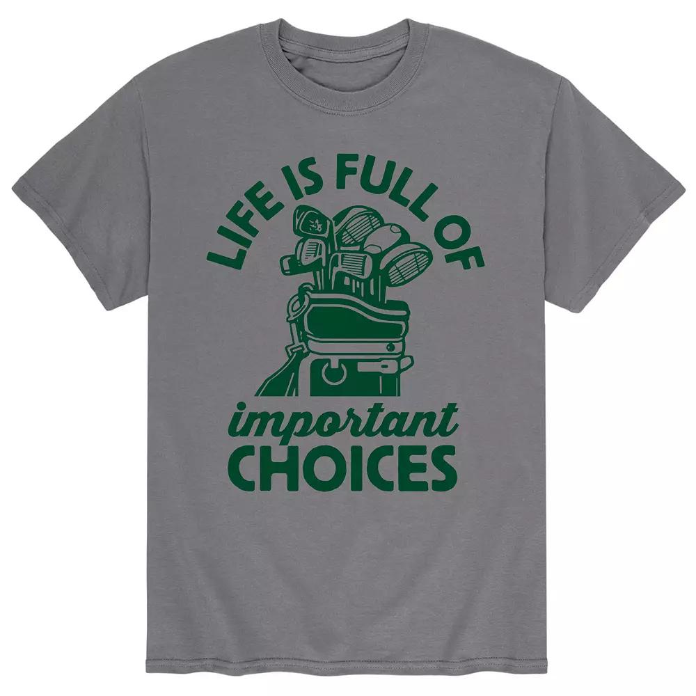 Men's Lif' Full Of Important Choices Tee,  Product Image