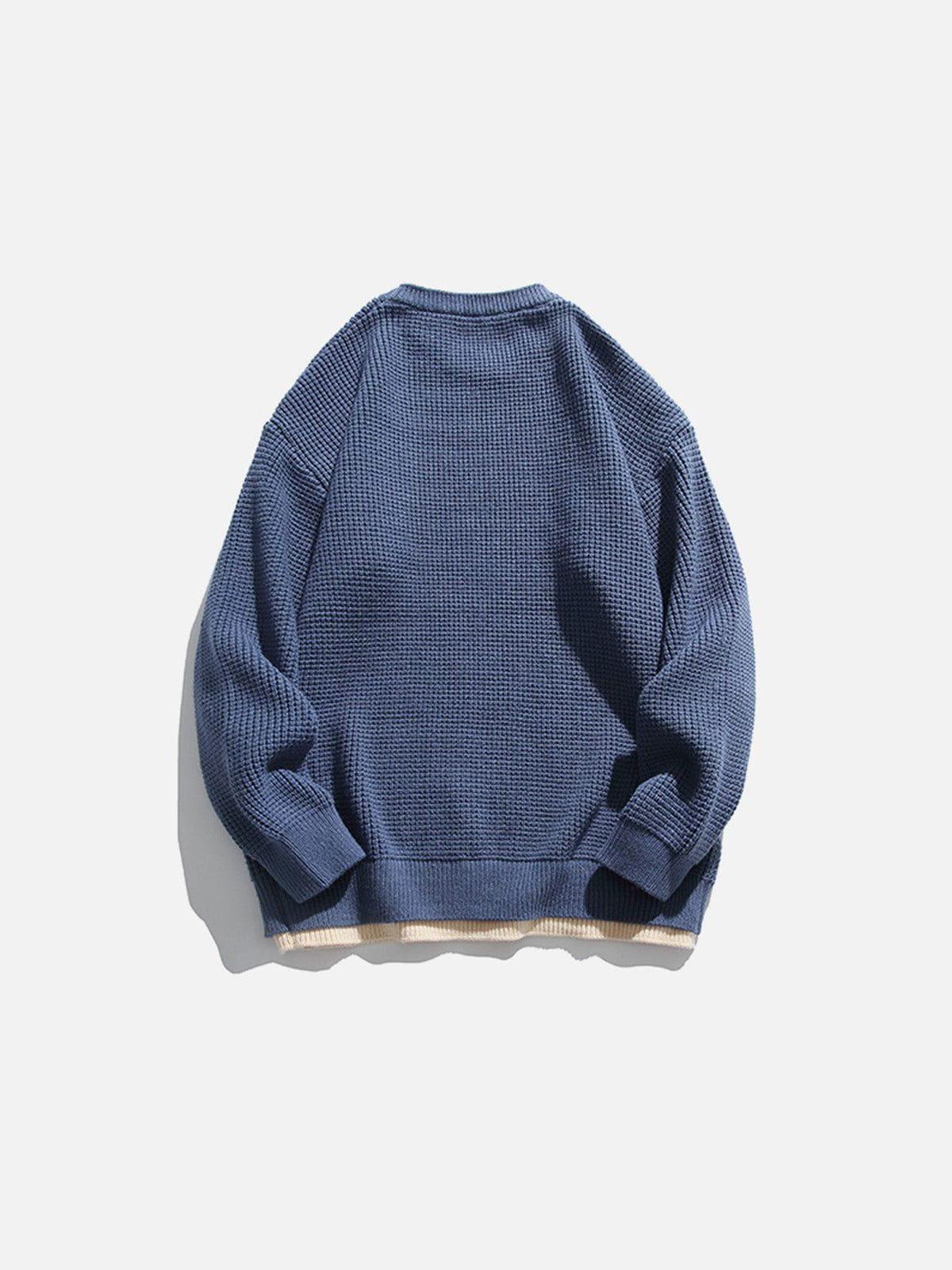 Aelfric Eden Waffle Layered Sweater Product Image