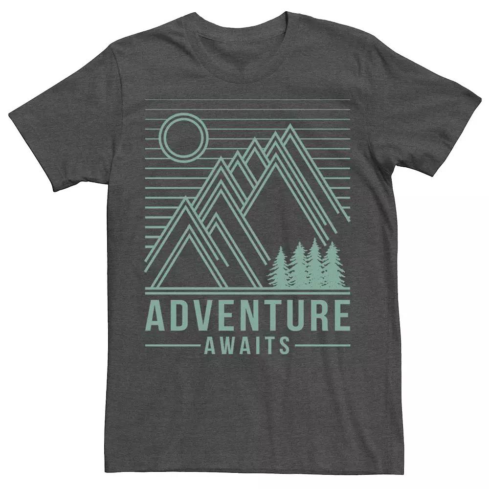 Men's Fifth Sun Adventure Awaits Line Art Tee,  Product Image