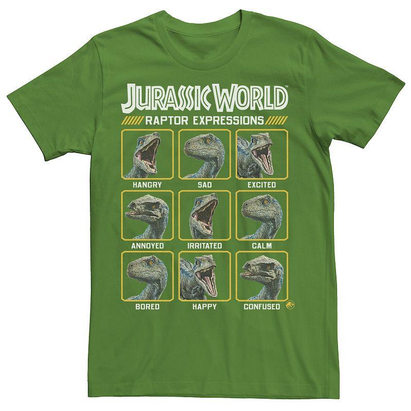 Men's Jurassic World Two Blue Raptor Expressions Tee,  Product Image