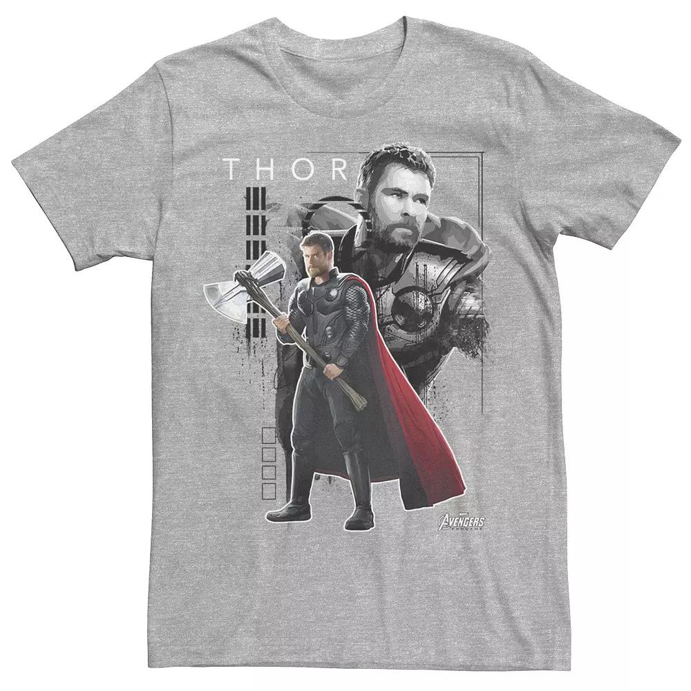 Men's Marvel Avengers Endgame Thor Collage Portrait Tee,  Product Image