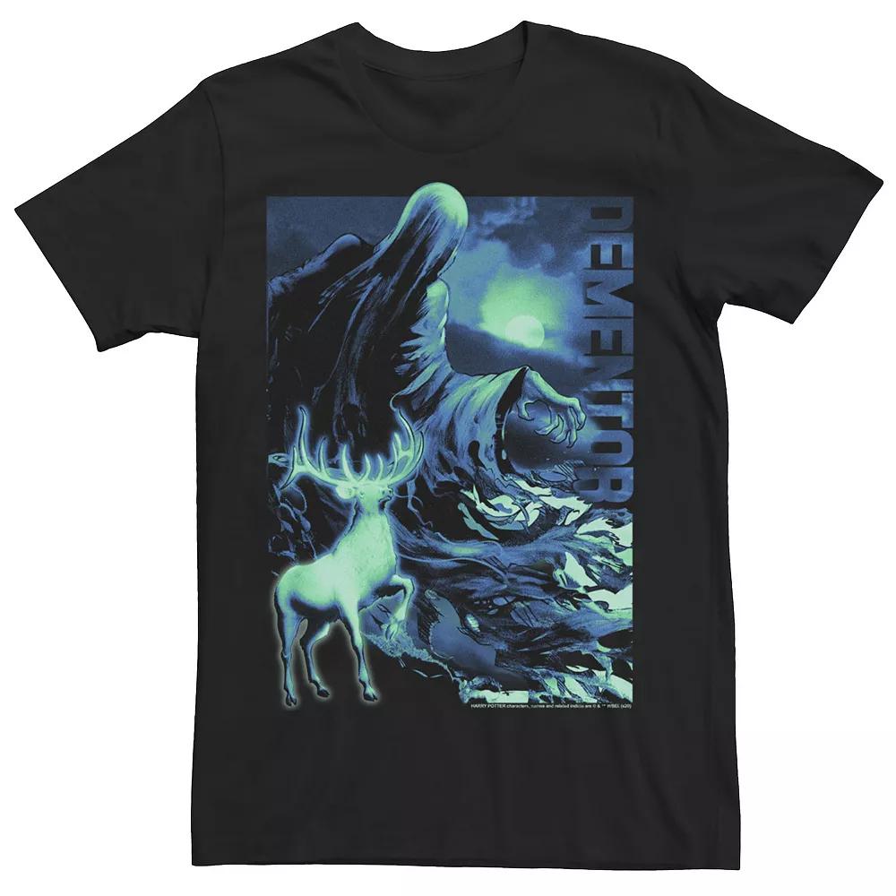 Men's Harry Potter Dementor And Stag Patronus Poster Tee,  Product Image