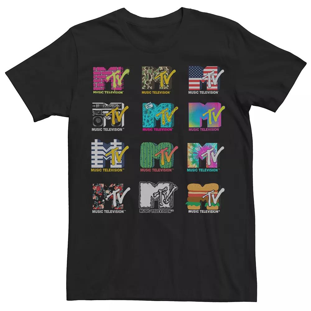 Men's MTV Logo Collage Tee,  Product Image