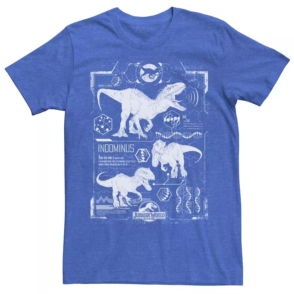 Mens Jurassic World Indominus Rex Schematic Tee, Men's,  Product Image