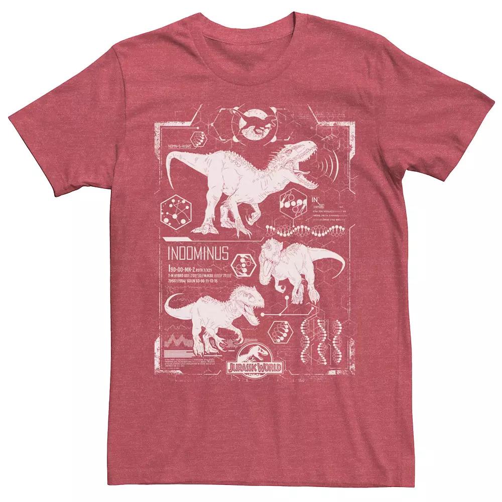Mens Jurassic World Indominus Rex Schematic Tee, Men's,  Product Image