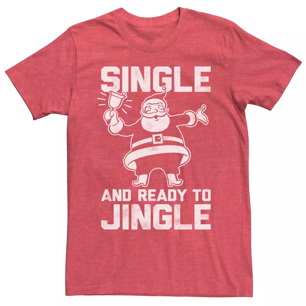 Men's Single And Ready To Jingle Graphic Tee,  Product Image