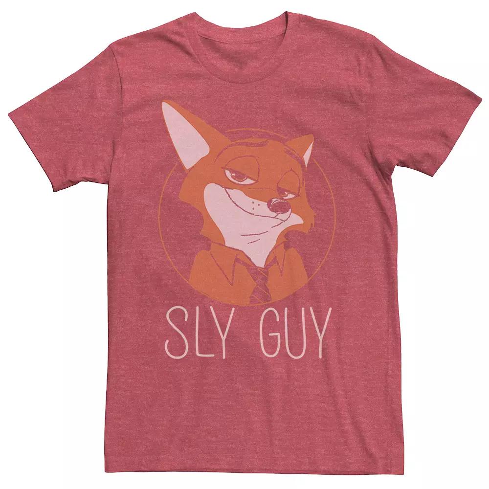 Disney's Zootopia Nick Wilde Sly Guy Men's Fox Tee,  Product Image
