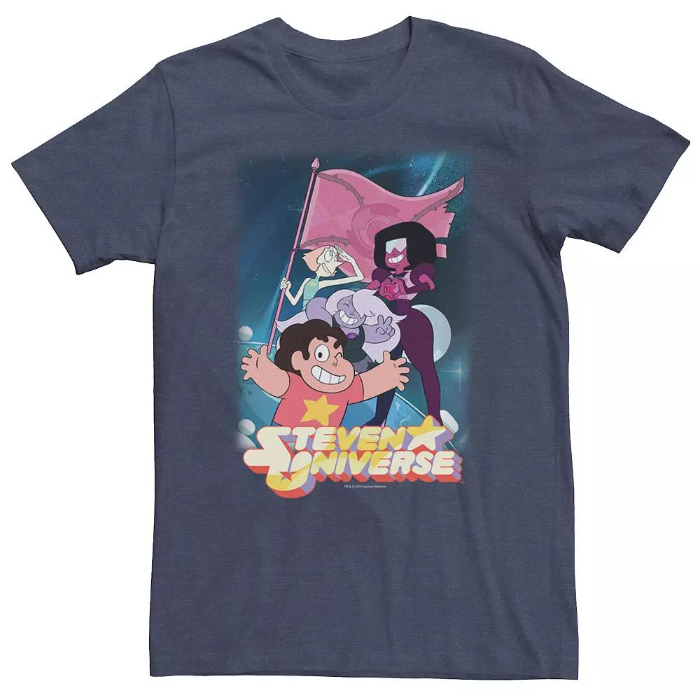 Big & Tall Cartoon Network Steven Universe Team Flag Poster Tee, Men's,  Product Image