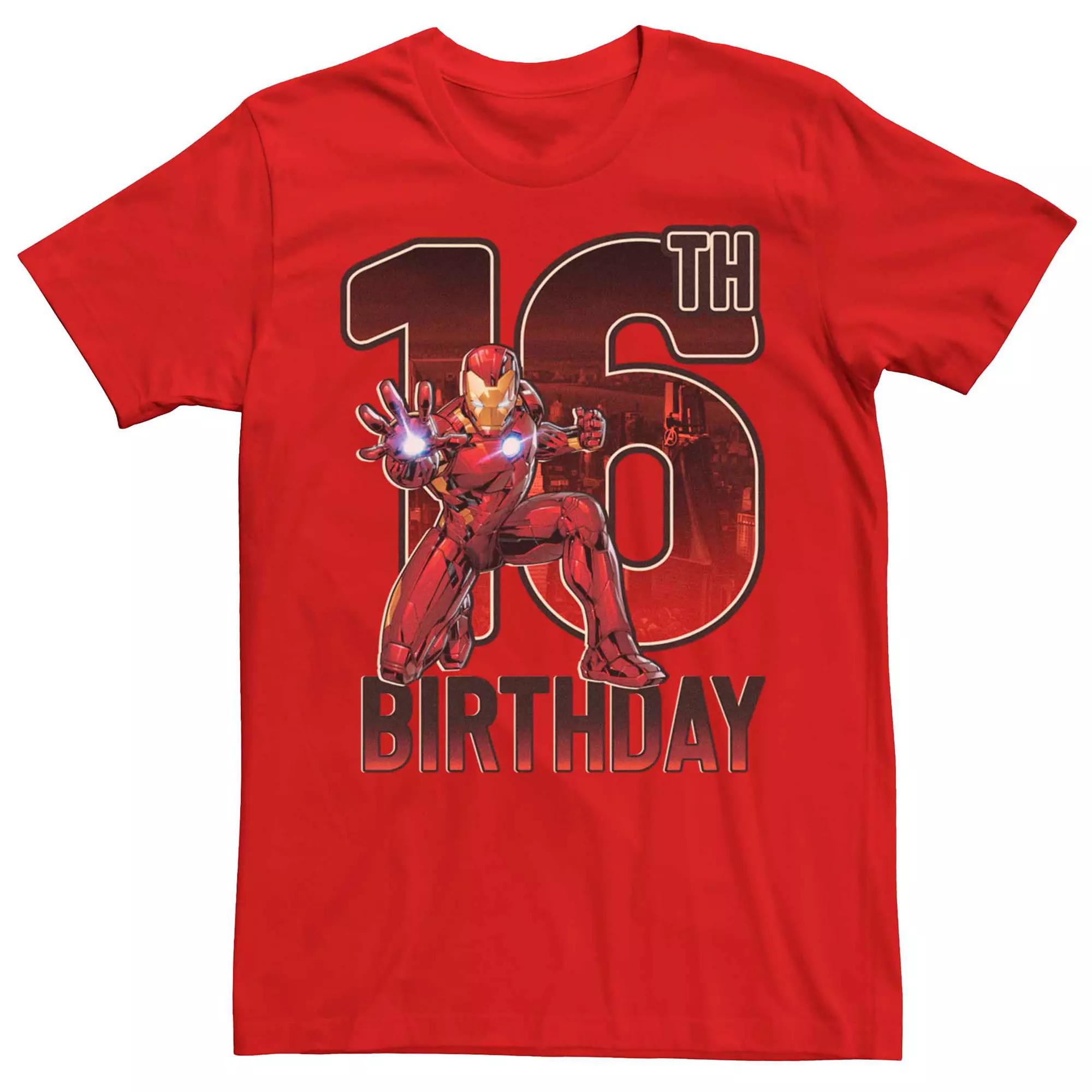 Men's Iron Man 16th Birthday Tee,  Product Image