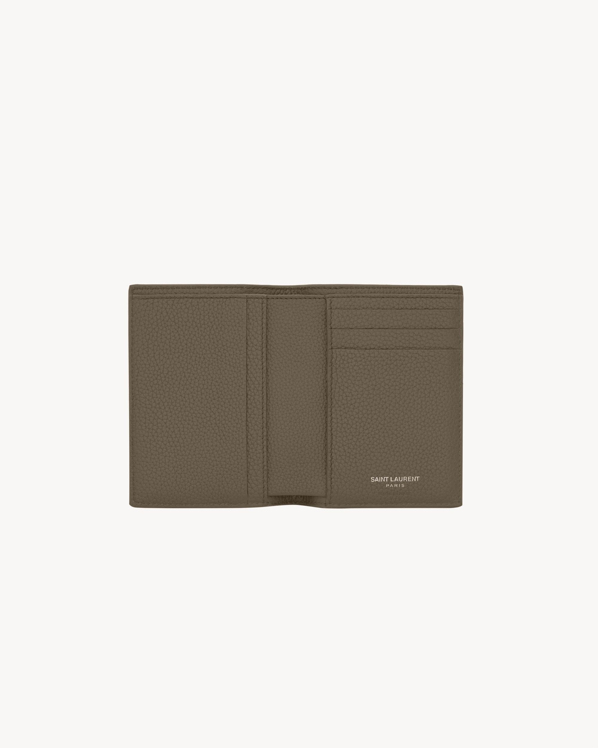 TINY CASSANDRE CREDIT CARD WALLET IN GRAINED LEATHER Product Image