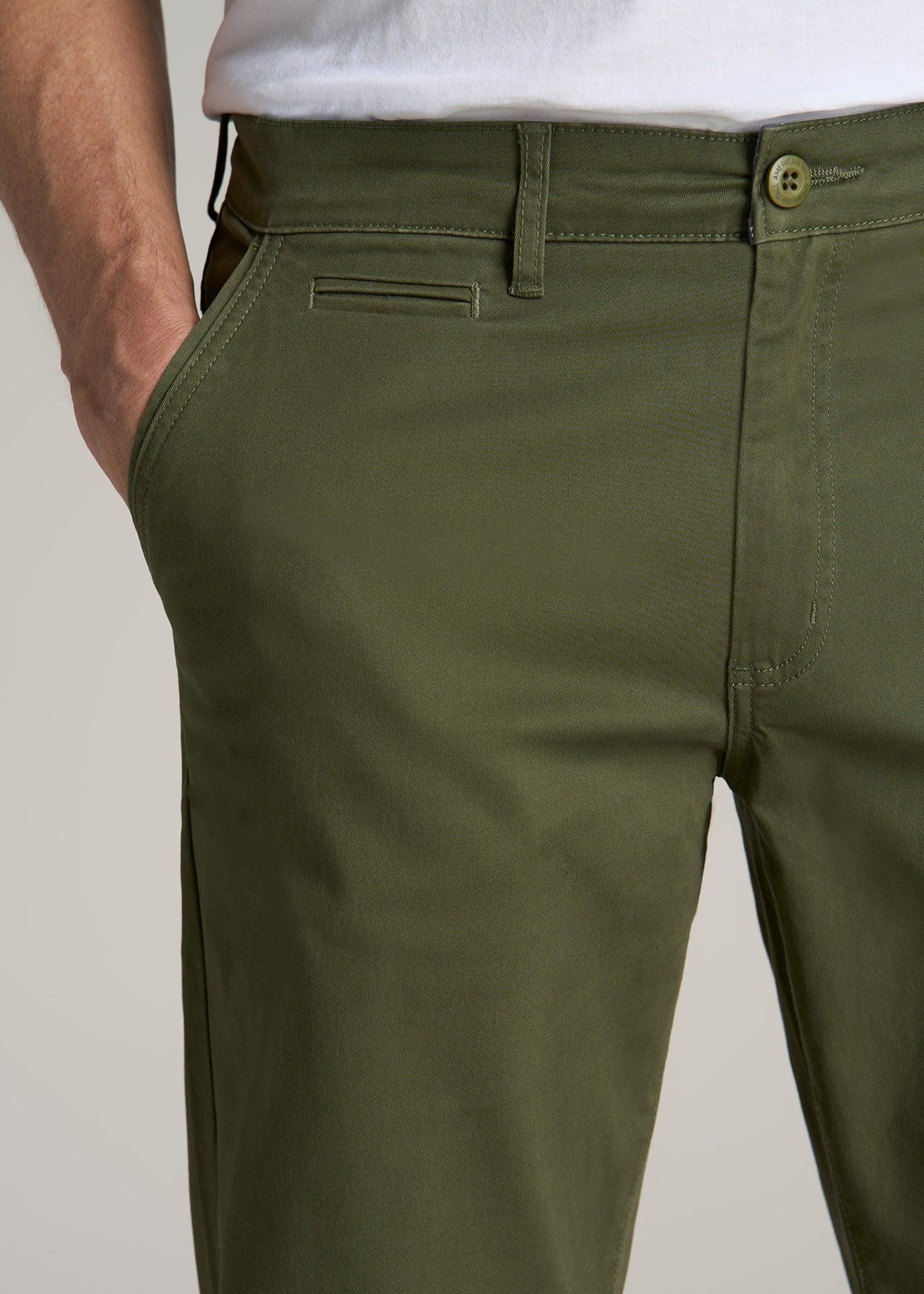 Carman TAPERED Chinos for Tall Men in Black Male Product Image