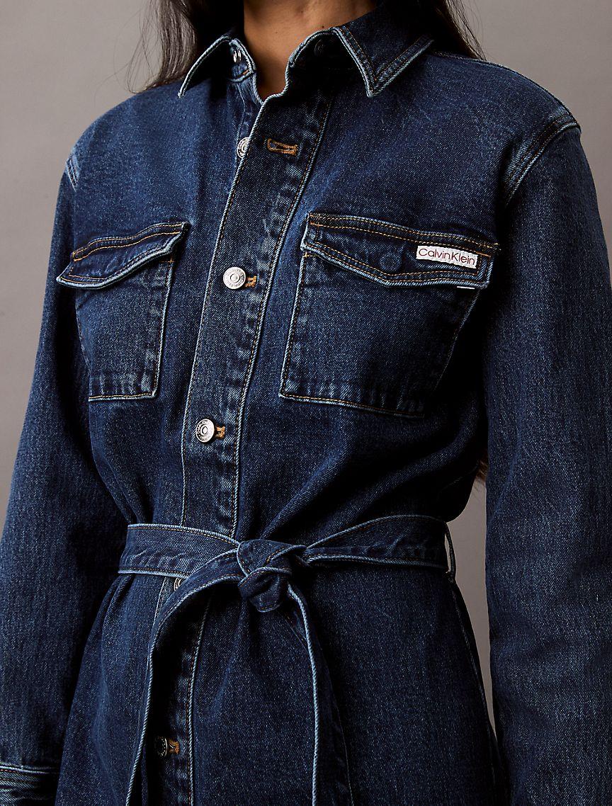 Denim Shirt Dress Product Image