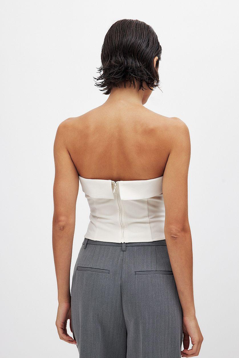 Fold Detail Corset Top Product Image