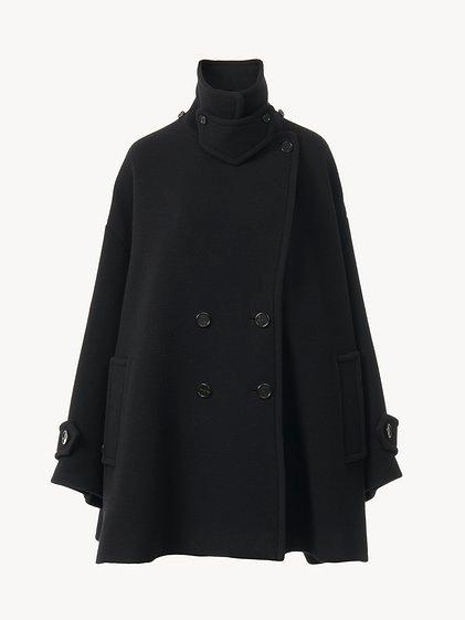 Oversized coat in wool Product Image