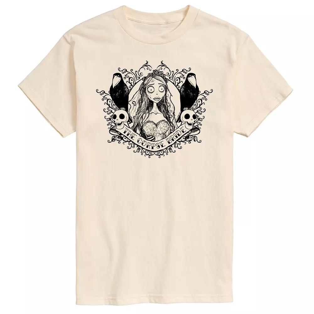 Men's Corpse Bride Crows Graphic Tee,  Product Image