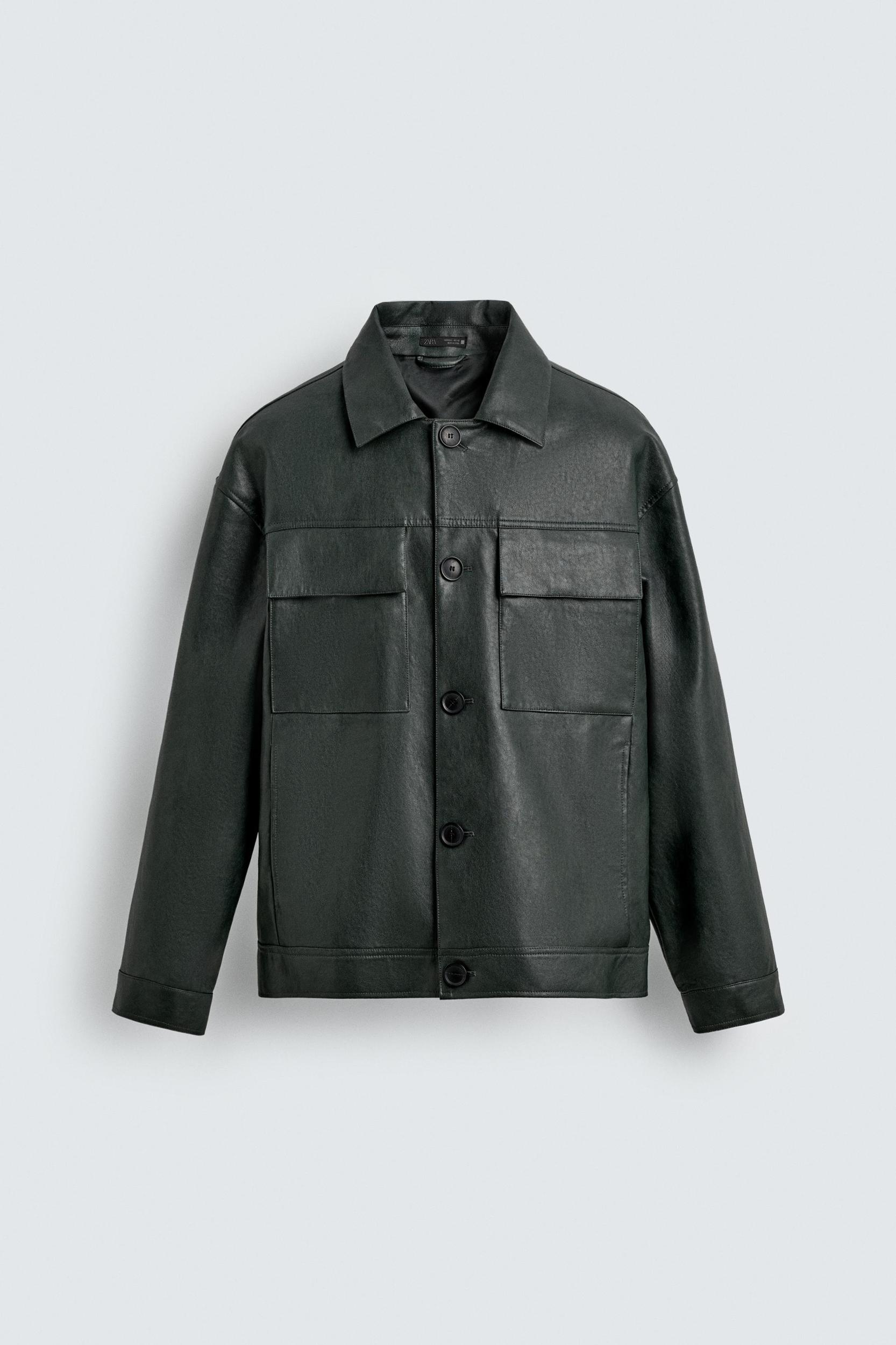 FAUX LEATHER JACKET Product Image