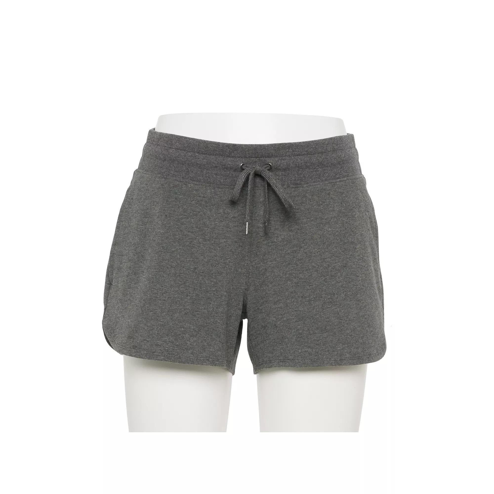 Women's Tek Gear® Essential Drawstring Shorts, Size: XXL, Grey Product Image