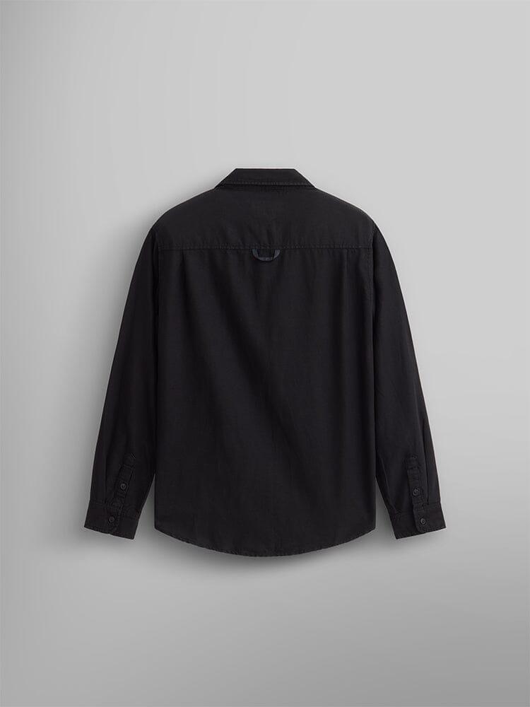 LONG SLEEVE MULTI POCKET SHIRT (BLACK) Male Product Image