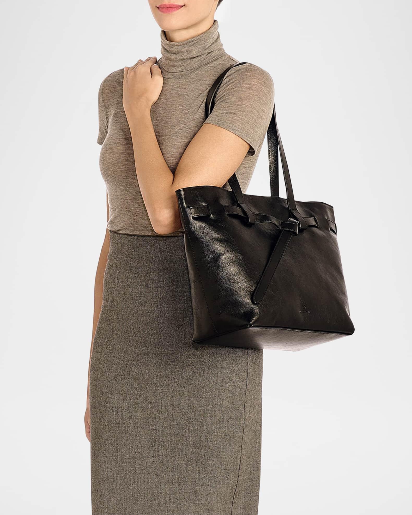 Elisa East-West Leather Tote Bag Product Image