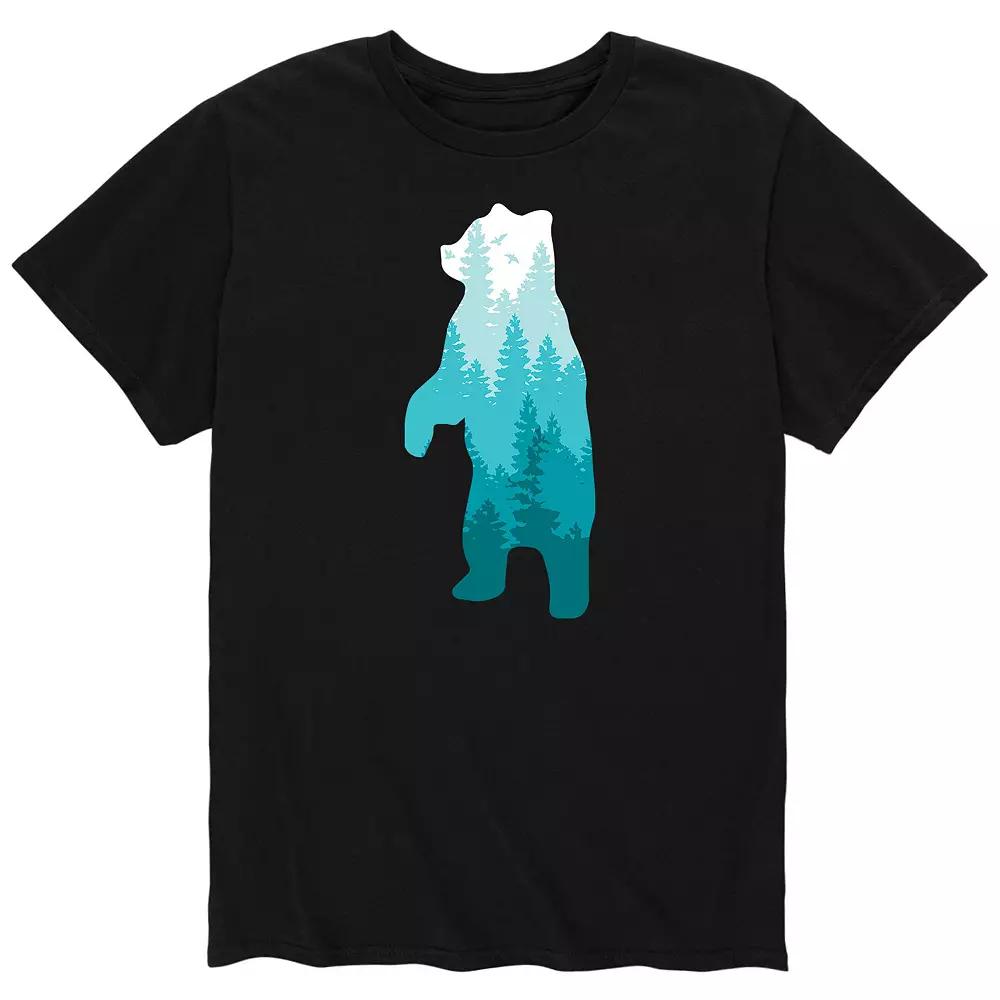 Men's Outdoor Scene Bear Tee,  Product Image