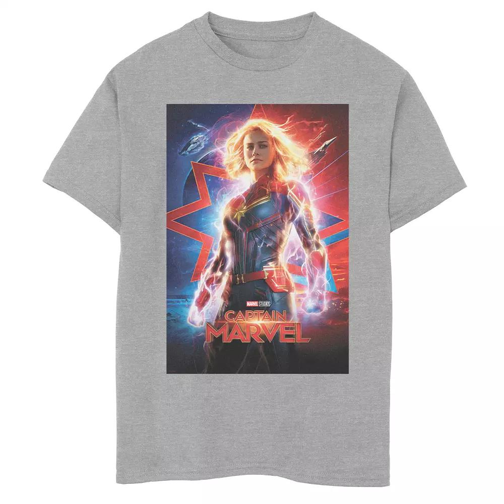 Boys 6-20 Captain Marvel Poster Graphic Tee, Boy's,  Product Image
