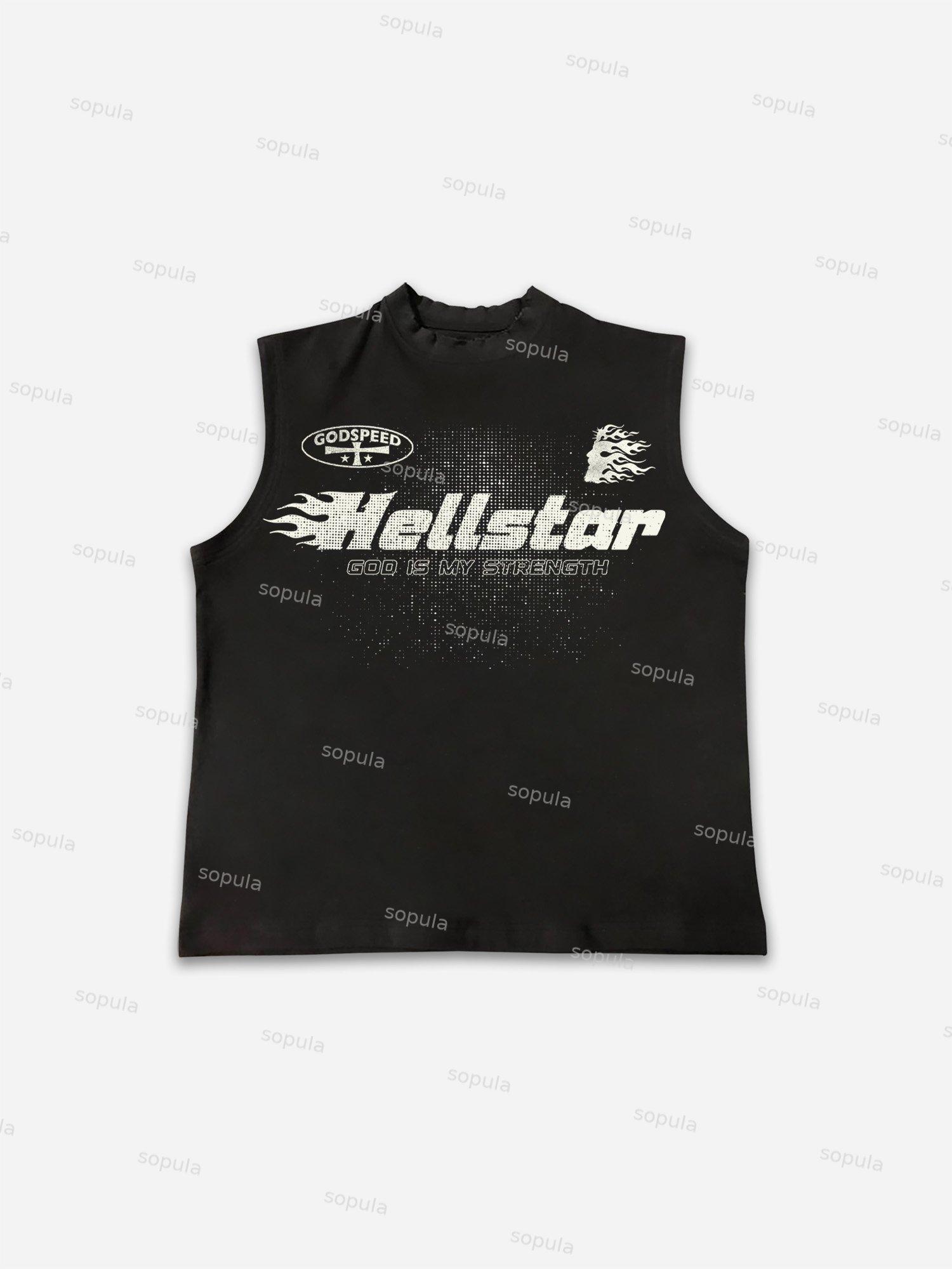 Flame Jesus Silhouette Network Vintage Graphic Vests Product Image