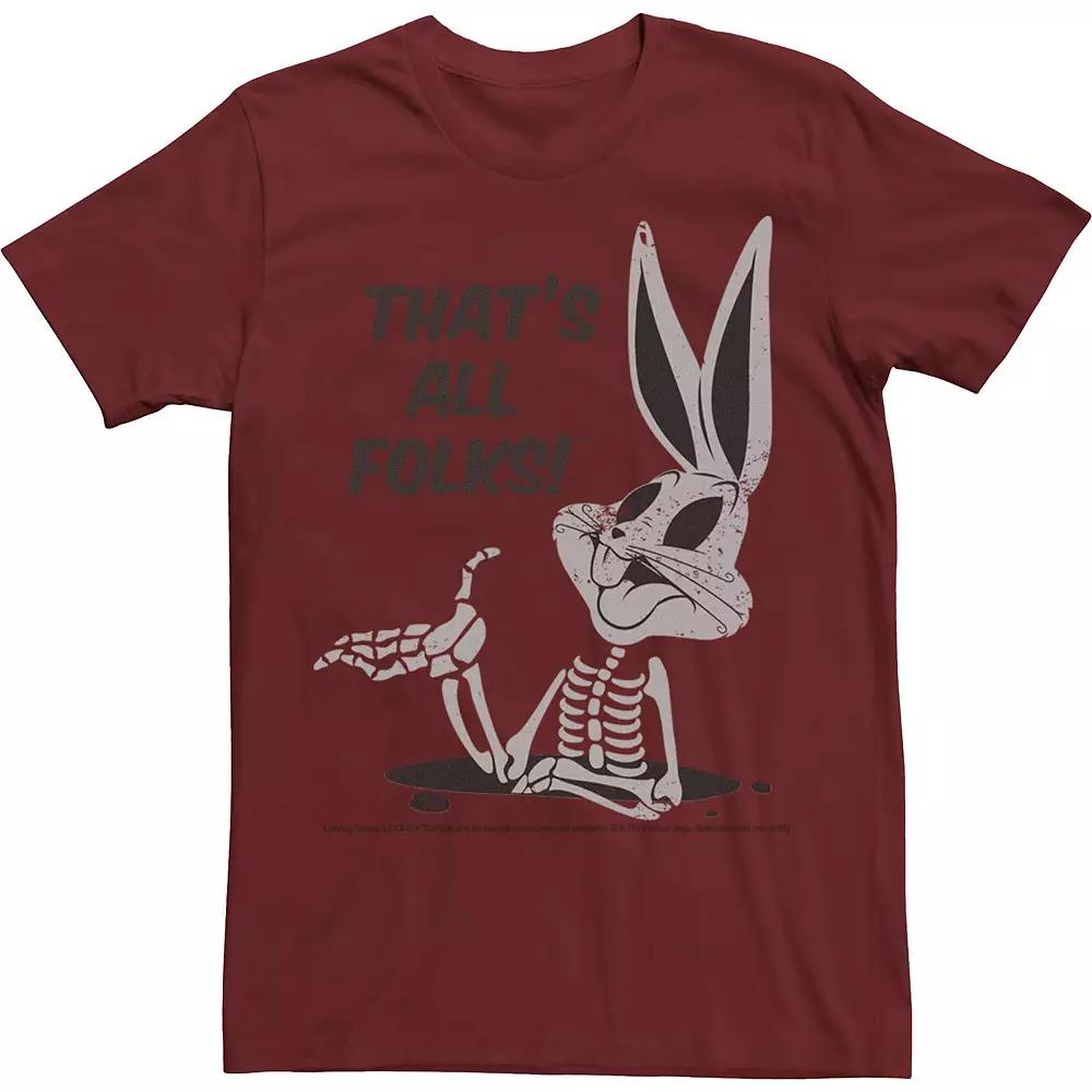 Men's Looney Tunes Bugs Bunny That's All Folks Tee,  Product Image