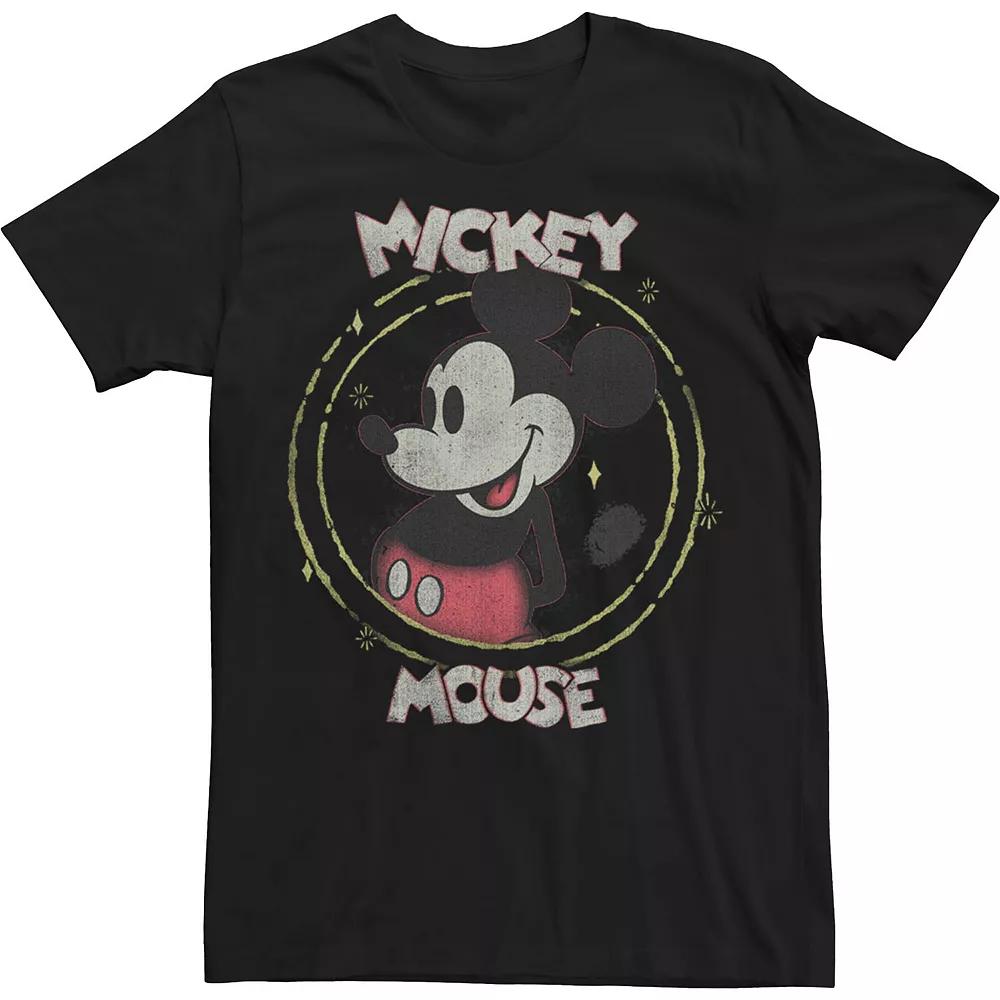 Disney's Mickey And Friends Men's Spotty Mickey Mouse Portrait Tee,  Product Image