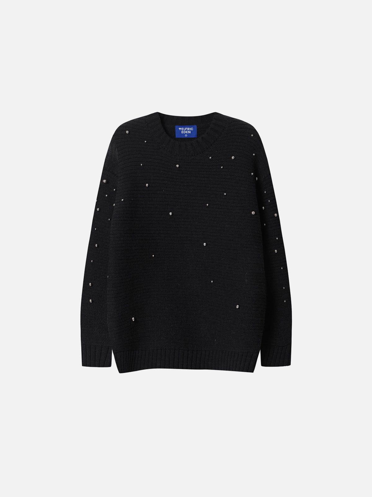 Aelfric Eden Pearl Embellished Boxy Sweater Product Image