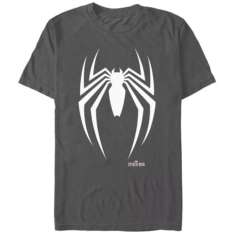 Men's Comfort Colors® Spider-Man Spider Emblem Graphic Tee, Size: Small, Pepper Product Image