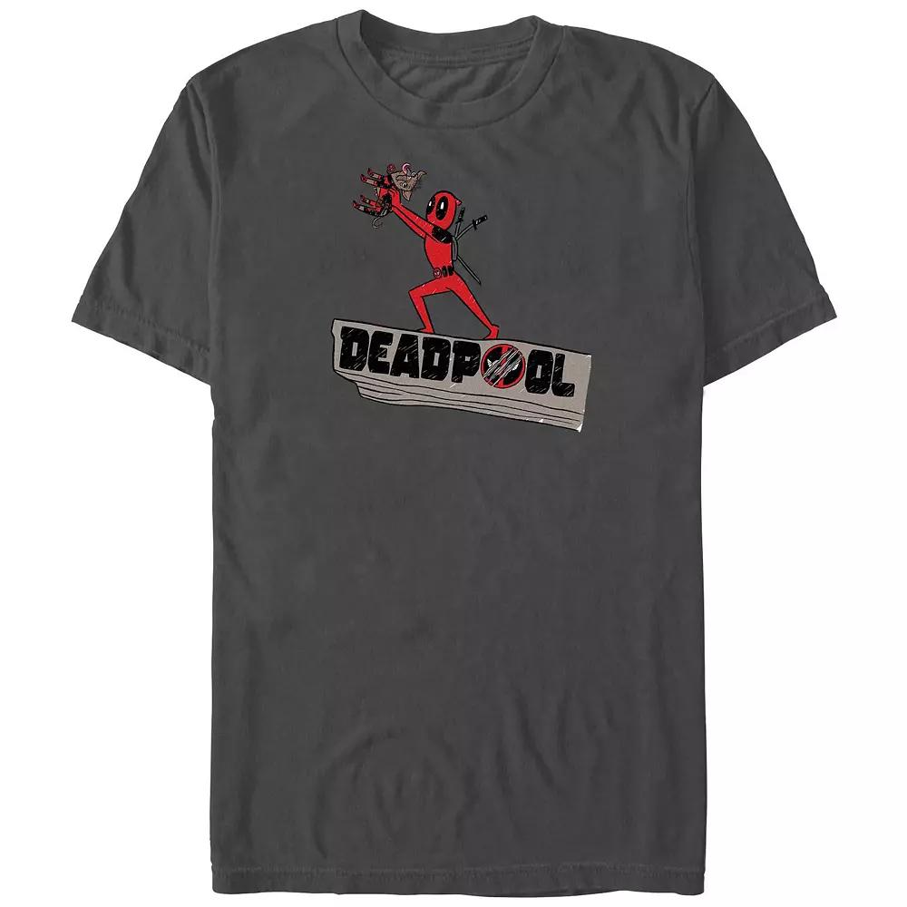 Men's Deadpool And Wolverine Hail Dog Graphic Tee,  Product Image