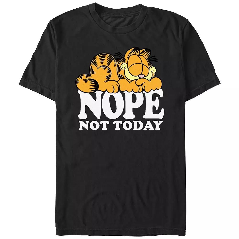 Men's Garfield Nope Not Today Graphic Tee,  Product Image