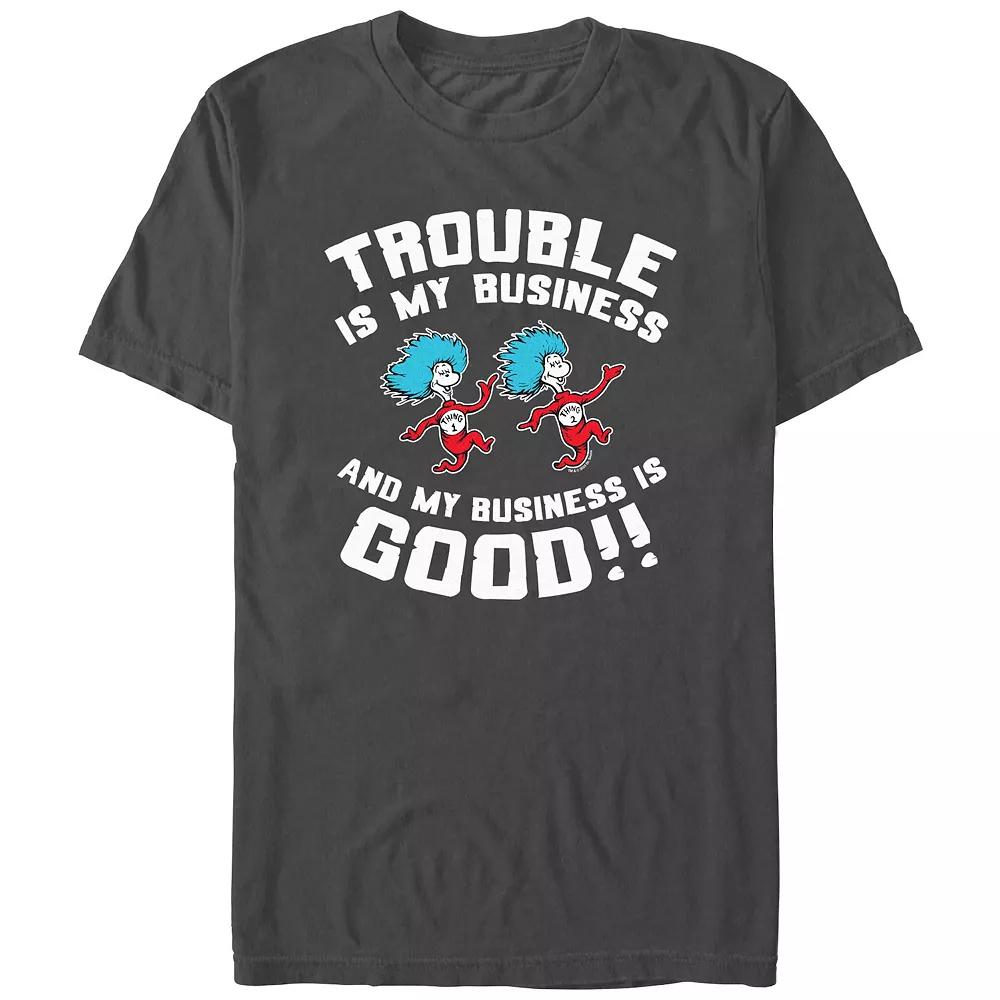 Men's Dr. Seuss Trouble Is My Business Graphic Tee,  Product Image