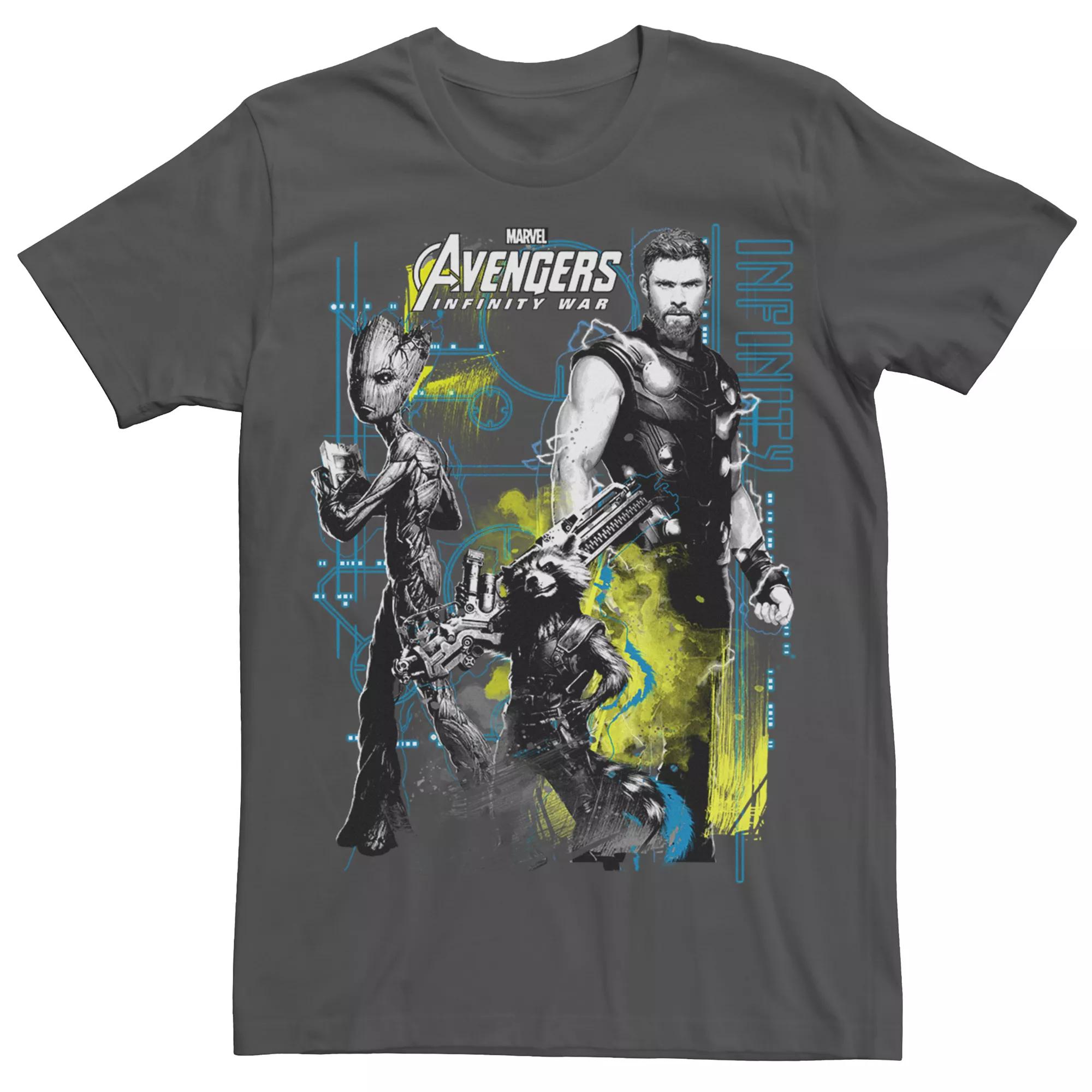 Men's Marvel Avengers Infinity War Space Crew Graphic Tee,  Product Image