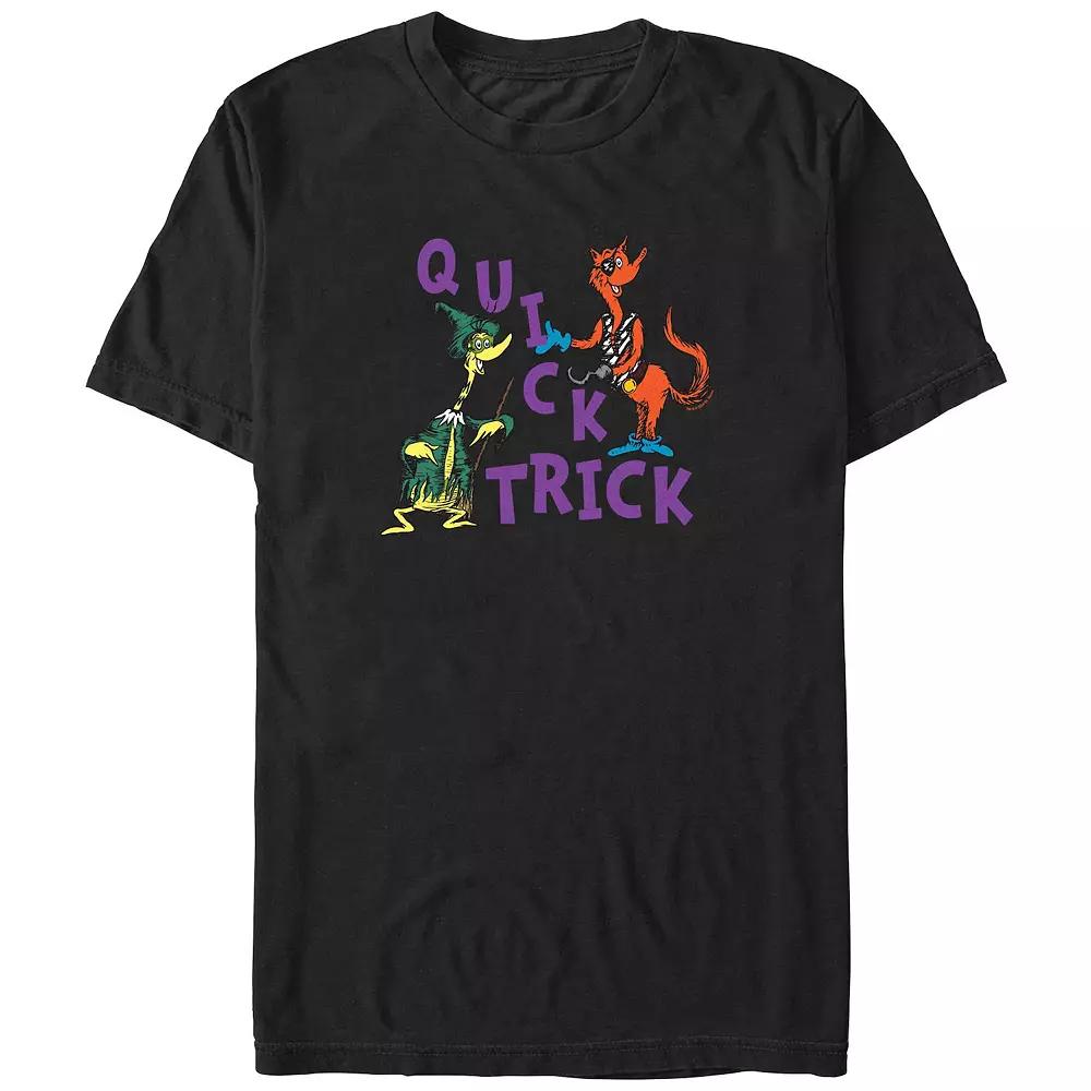 Men's Dr. Seuss Quick Trick Graphic Tee, Size: 3XL Tall, Black Product Image