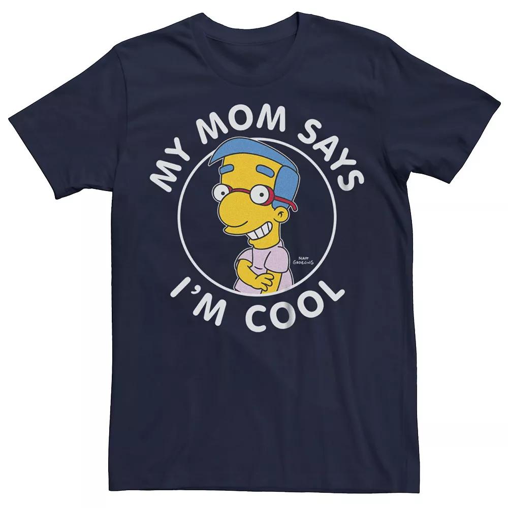 Men's The Simpsons Milhouse Badge Graphic Tee,  Product Image