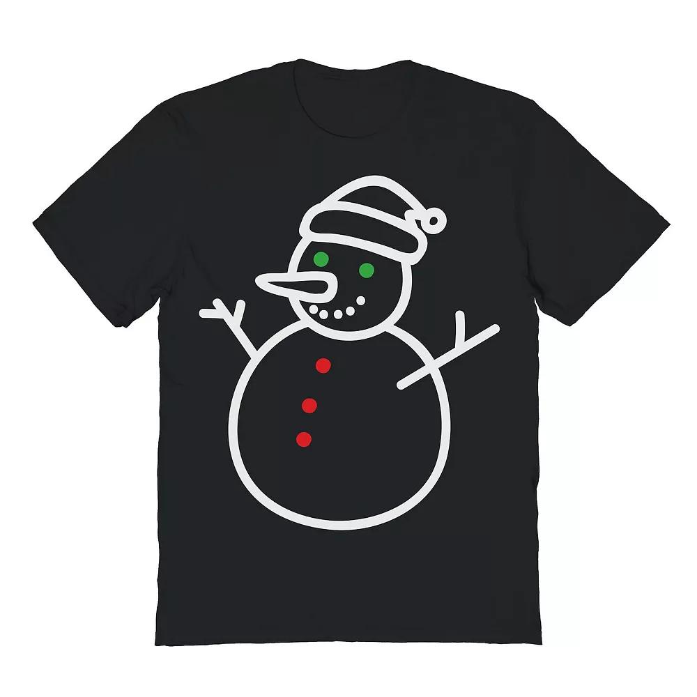 Men's Snow Christmas Man Christmas Graphic Tee, Adult Unisex,  Product Image