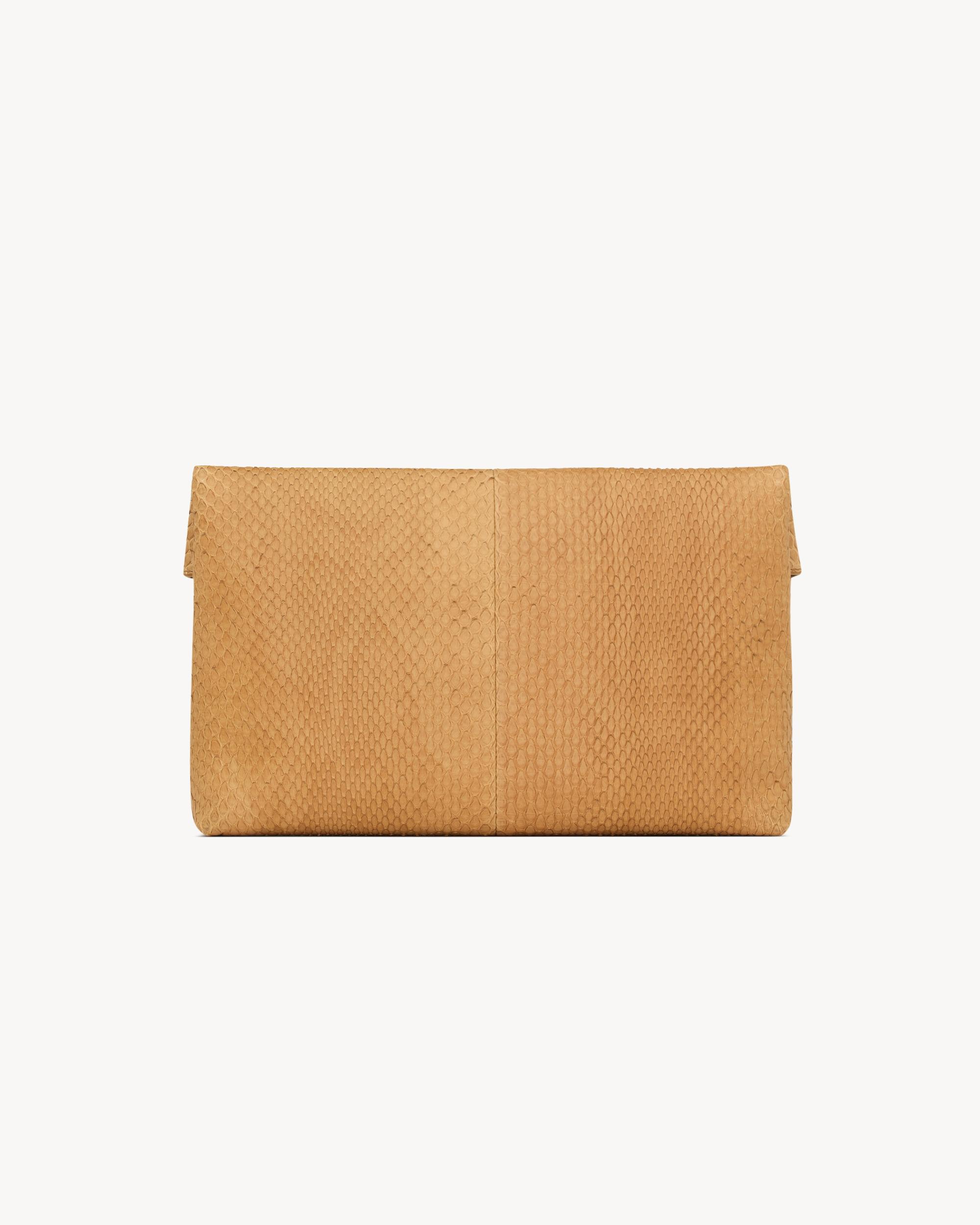 CASSANDRE large envelope clutch in python Product Image