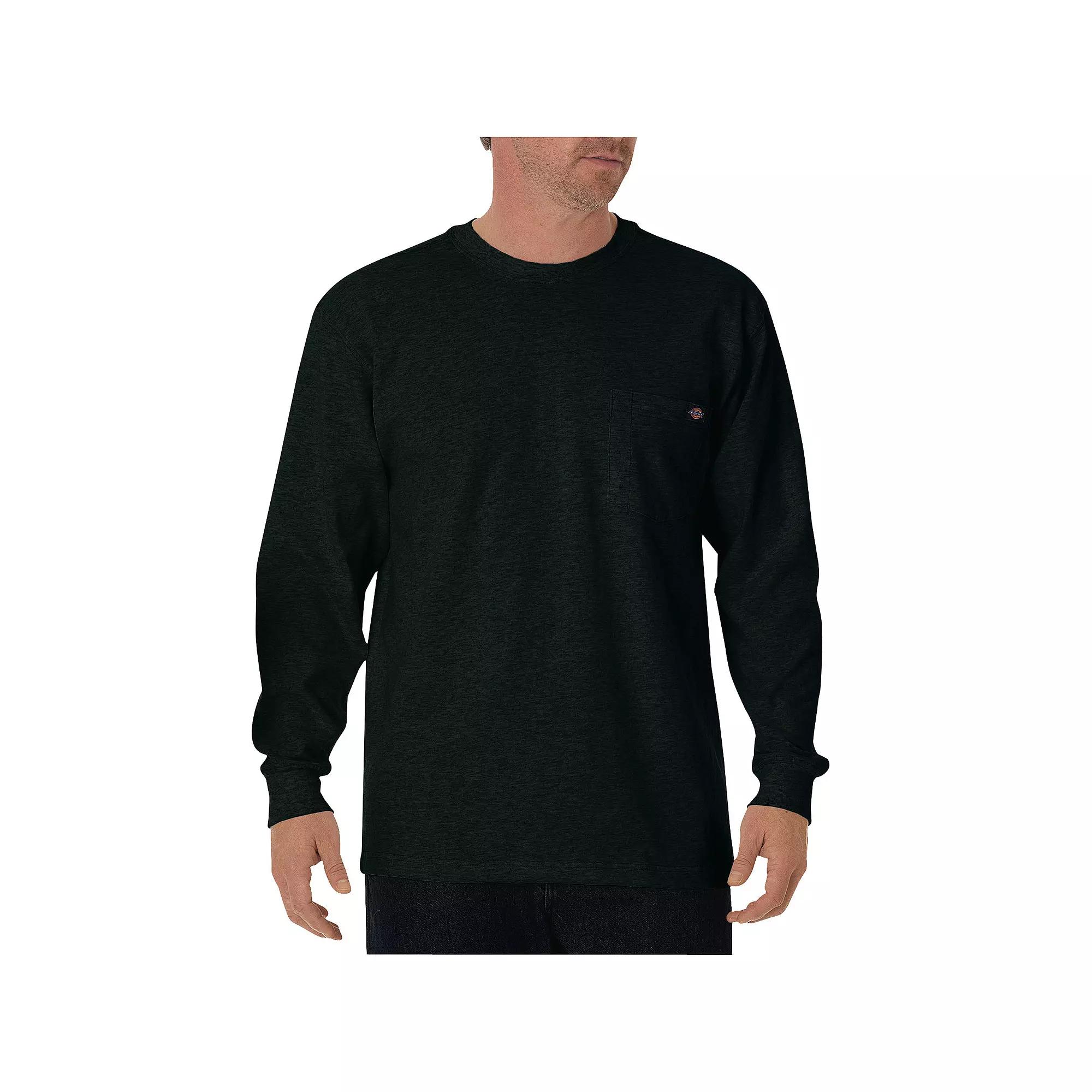 Men's Dickies Heavyweight Crewneck Long Sleeve Tee,  Product Image
