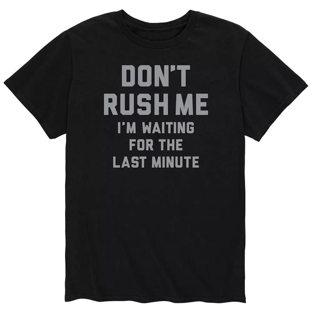 Men's Dont Rush Me Tee,  Product Image