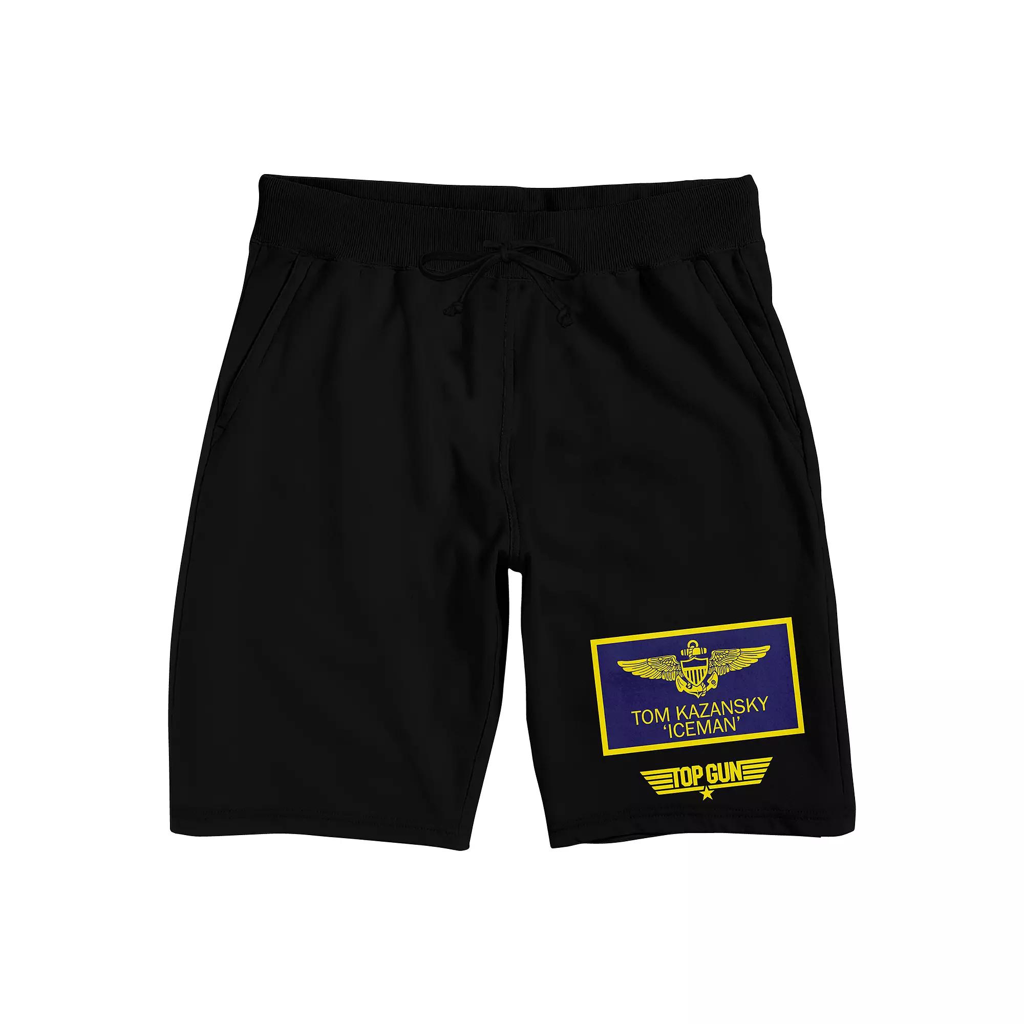 Men's Top Gun Pilot Patch Pajama Shorts,  Product Image