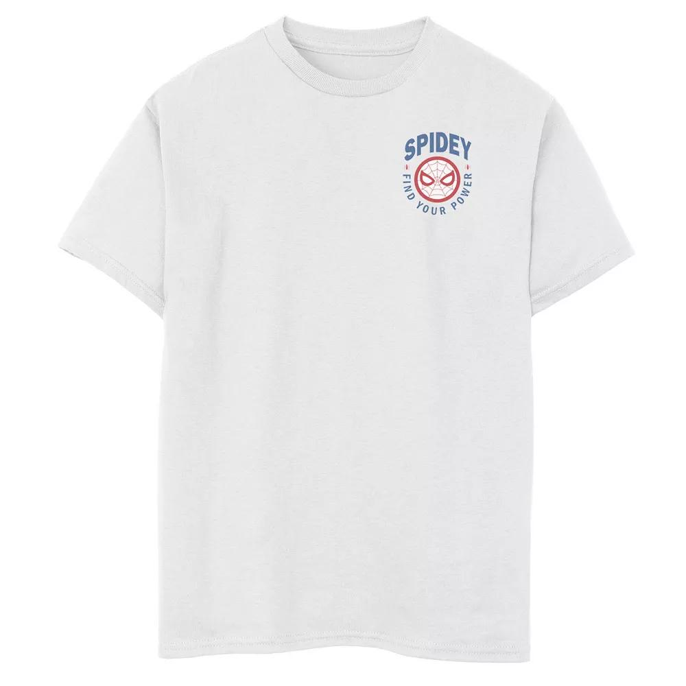 Boys 6-20 Marvel Spider-Man Spidey Find Your Power Left Chest Graphic Tee, Boy's,  Product Image