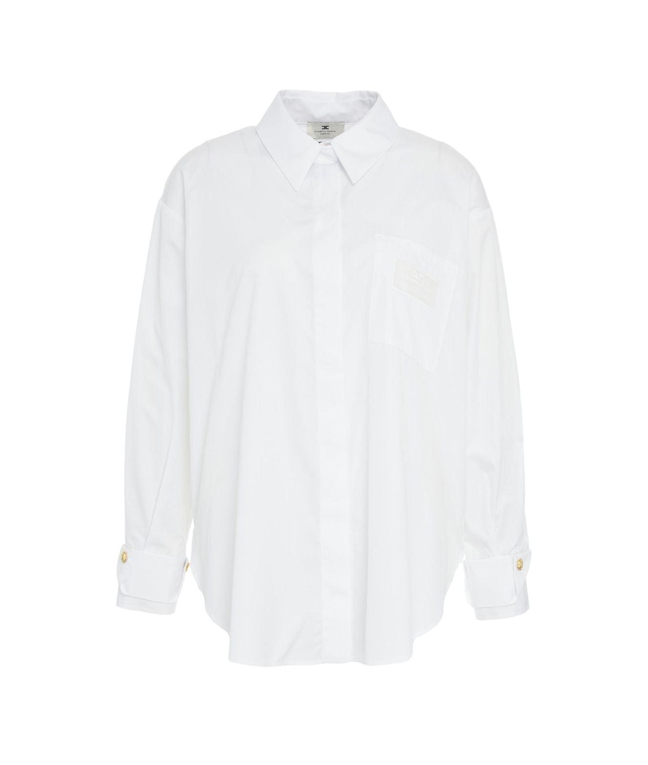 Blouse with logo details Product Image