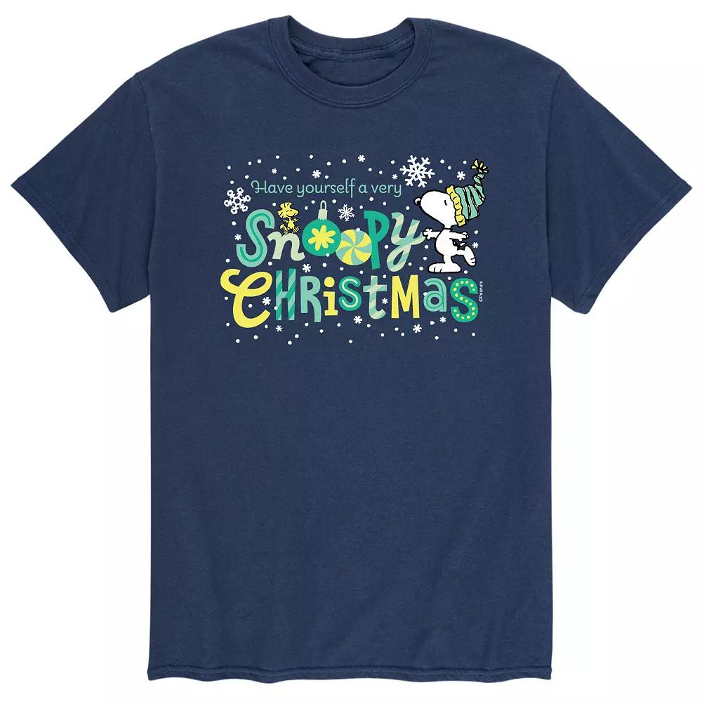 Men's Peanuts Snoopy Christmas Tee,  Product Image