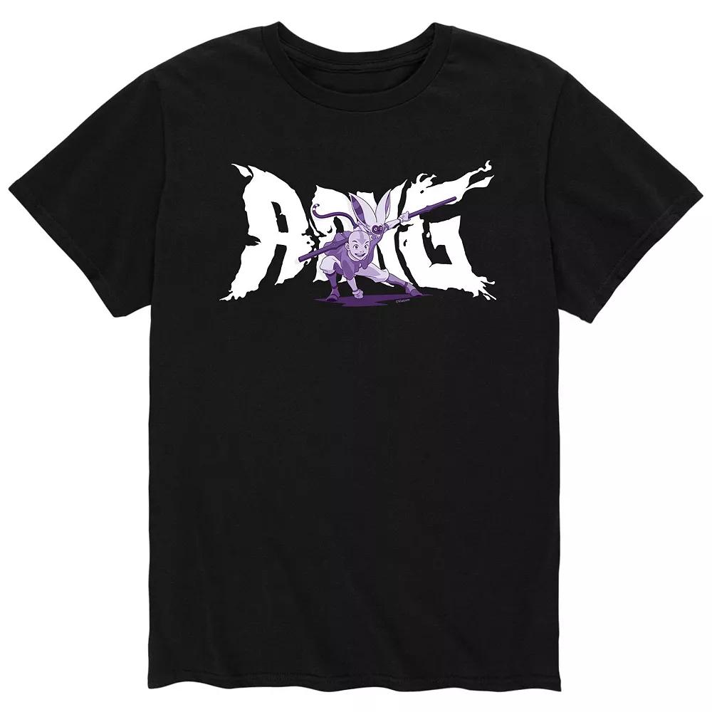 Men's Avatar Aang Purple Tee,  Product Image
