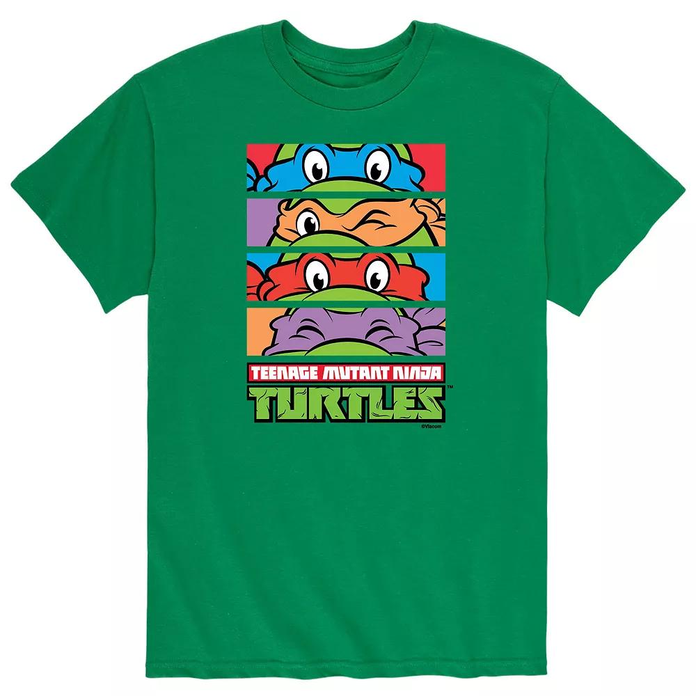 Men's Teenage Mutant Ninja Turtles Stacked Faces Tee,  Product Image