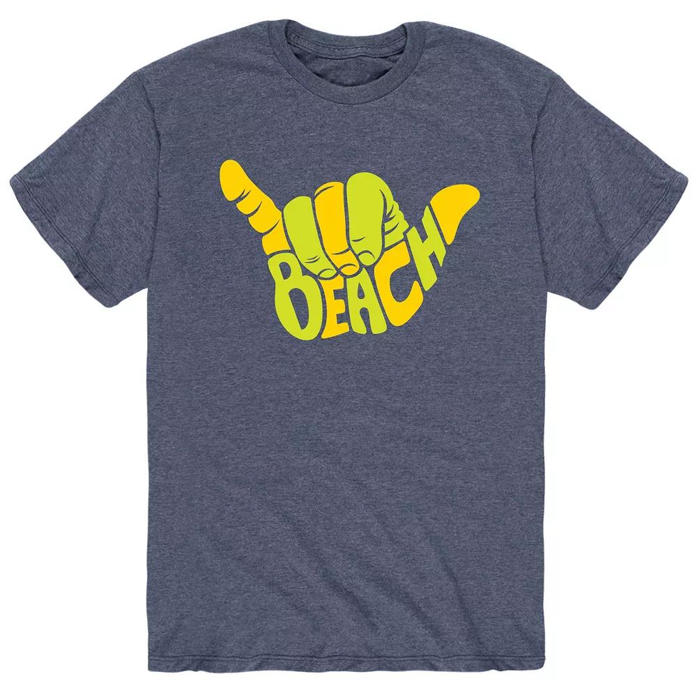 Men's Beach Aloha Hand Gesture Tee,  Product Image